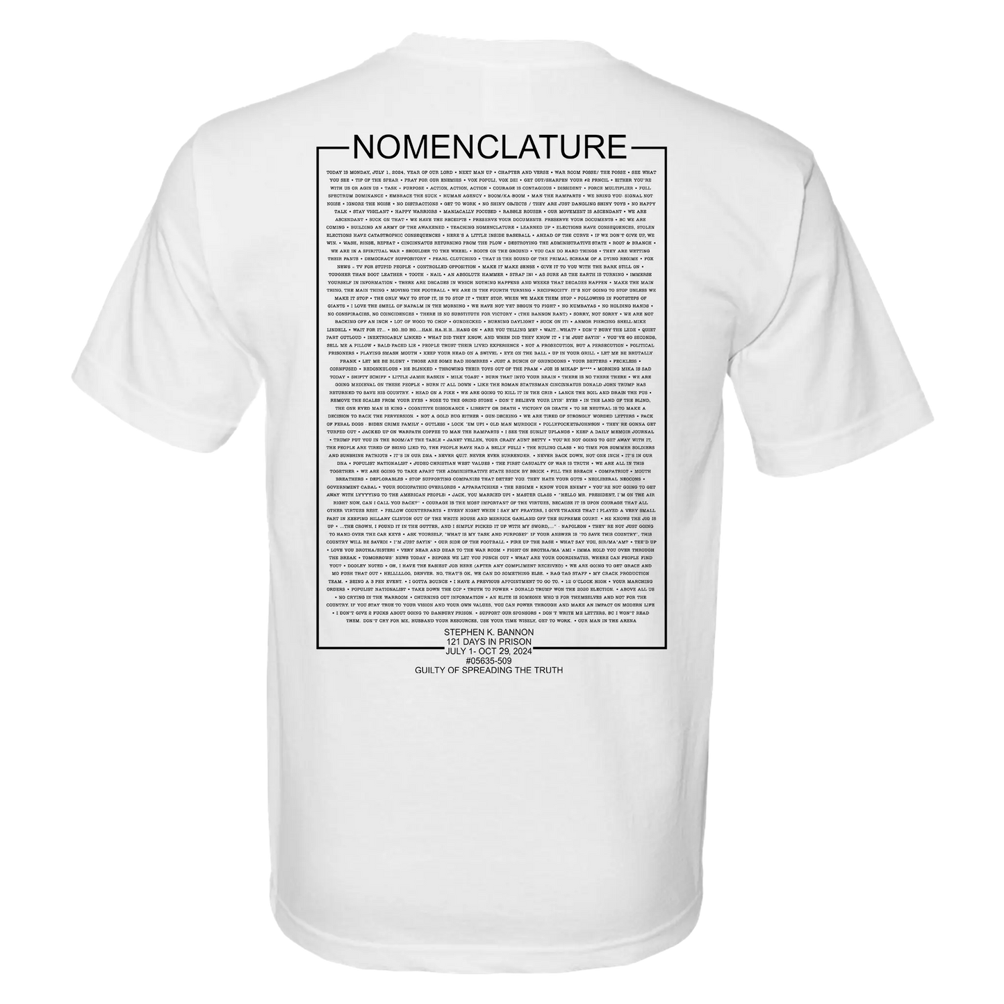 Nomenclature White Tee