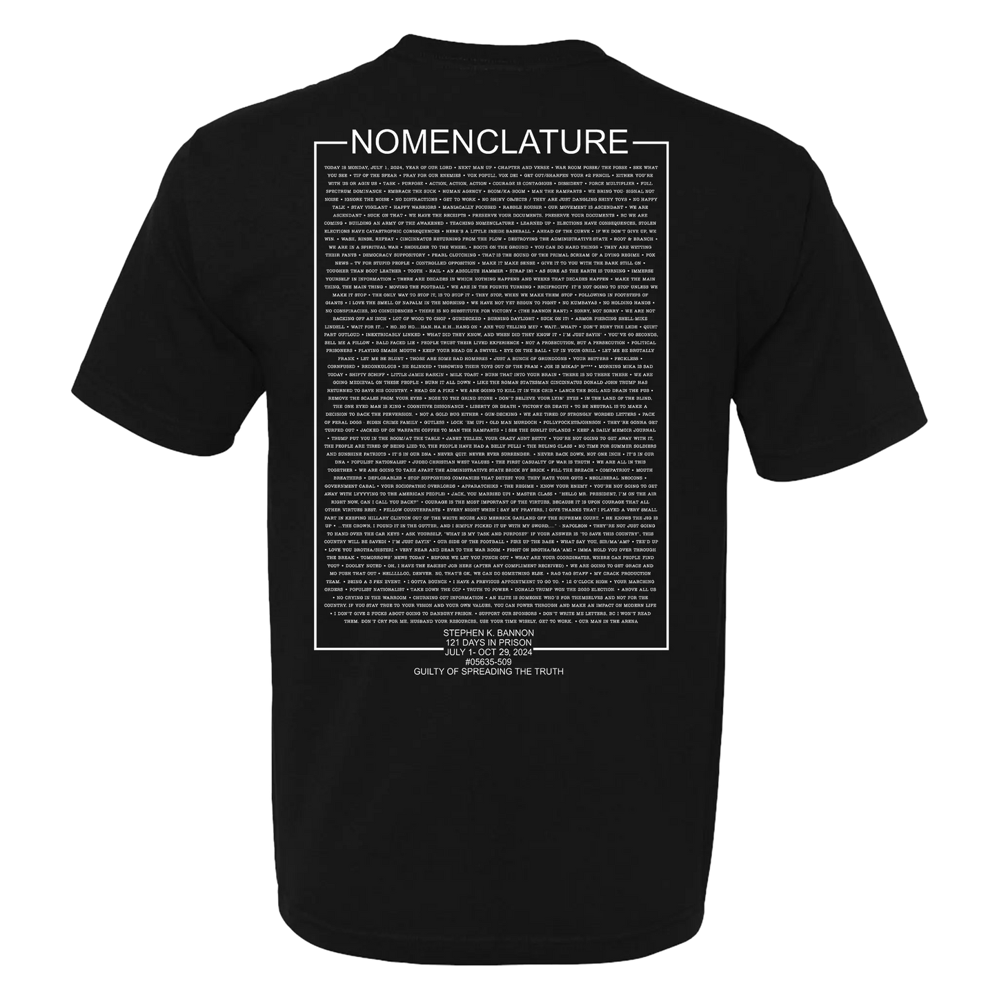 Nomenclature Black Tee